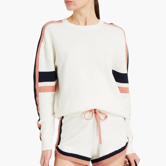 🤎THE UPSIDE Boo striped cotton top - Picture 3 of 13